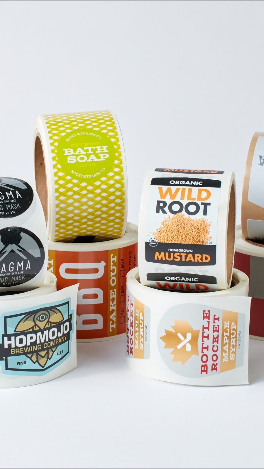 Etiquetas adhesivas para productos y packaging